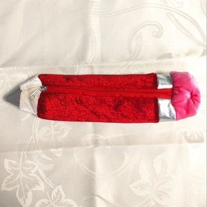 FREE ADD-ON Red Pencil Case Fabric